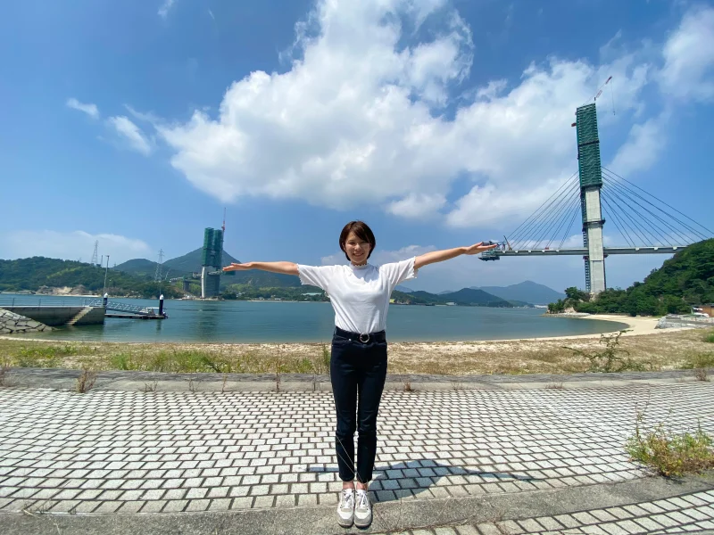 建設中の岩城橋を繋ごう！